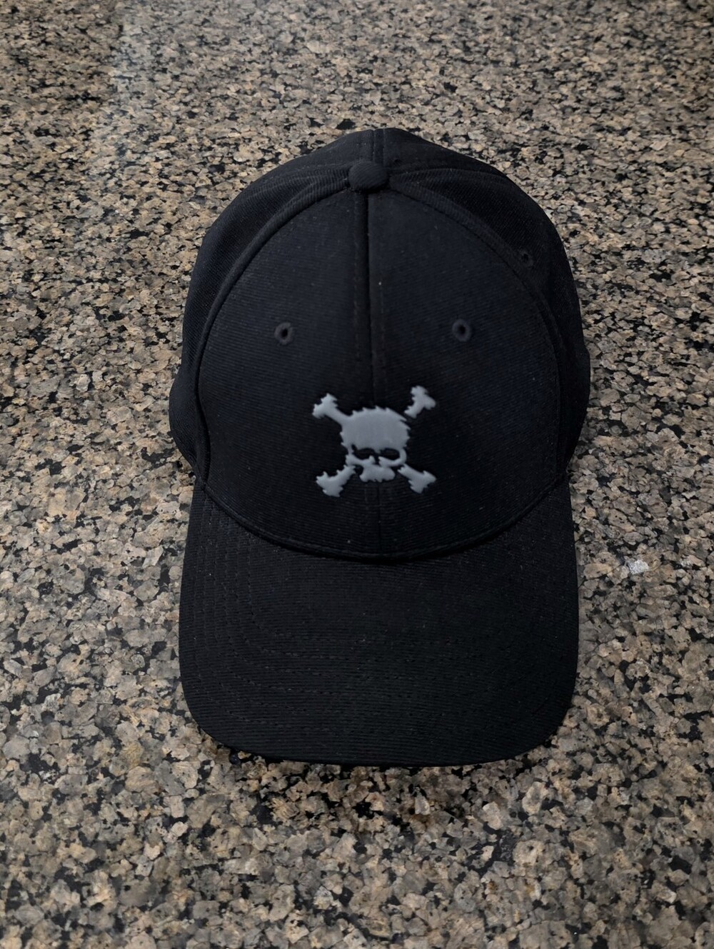 Oakley Scatter Skull FF Hat black gray Flexfit L/XL Classic Low Men's Adult rare